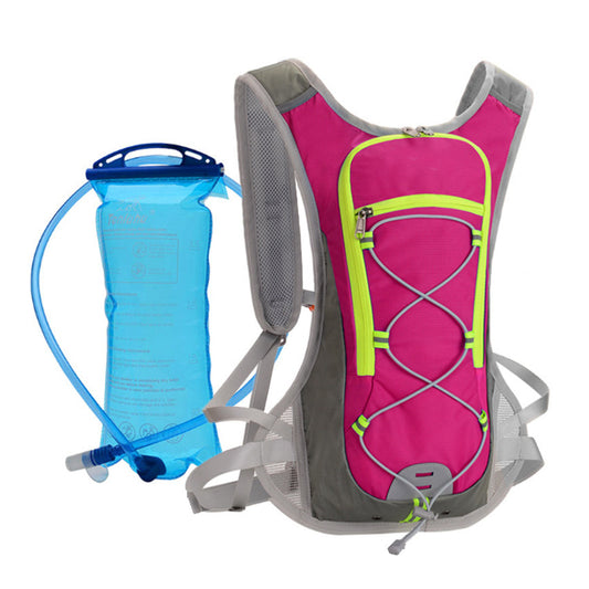 Outdoor wasserdicht Trinkrucksack, Backpacker, leicht, Rosa, Geeignet für Kinder, Jugendliche und Erwachsene. 